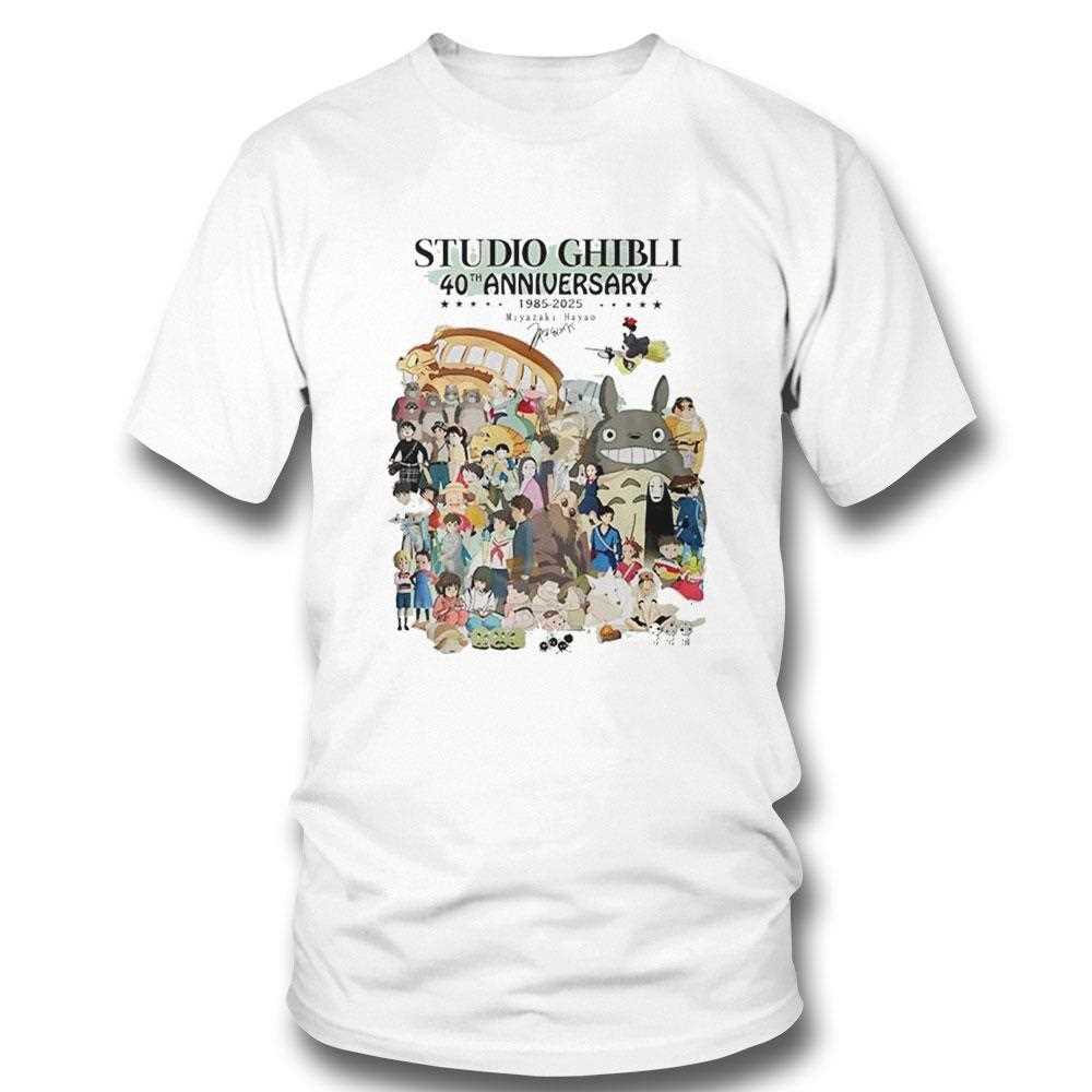 Studio Ghibli 40th Anniversary 1985-2025 Signature Tee Studio Ghibli 40th Anniversary 1985-2025 Signature Tee