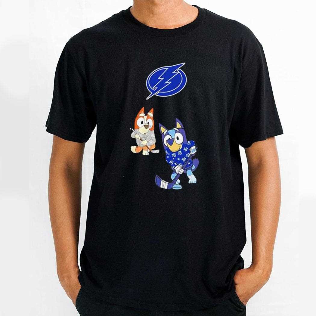 Tampa Bay Lightning Bluey Christmas Night 2025 Gameday Tee