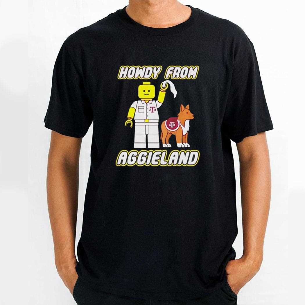 Texas A&m Aggies Howdy From Aggieland Tee