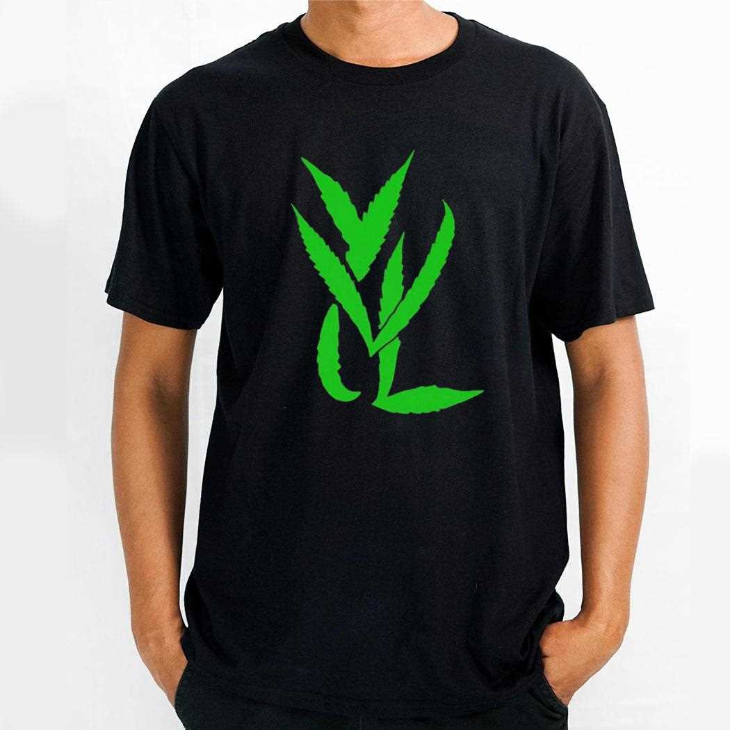 Trimset Green On Black Tee