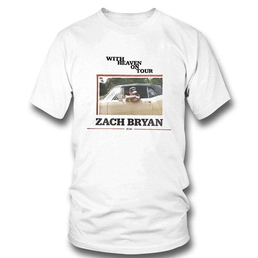 Zach Bryan With Heaven On Tour 2026 Tee