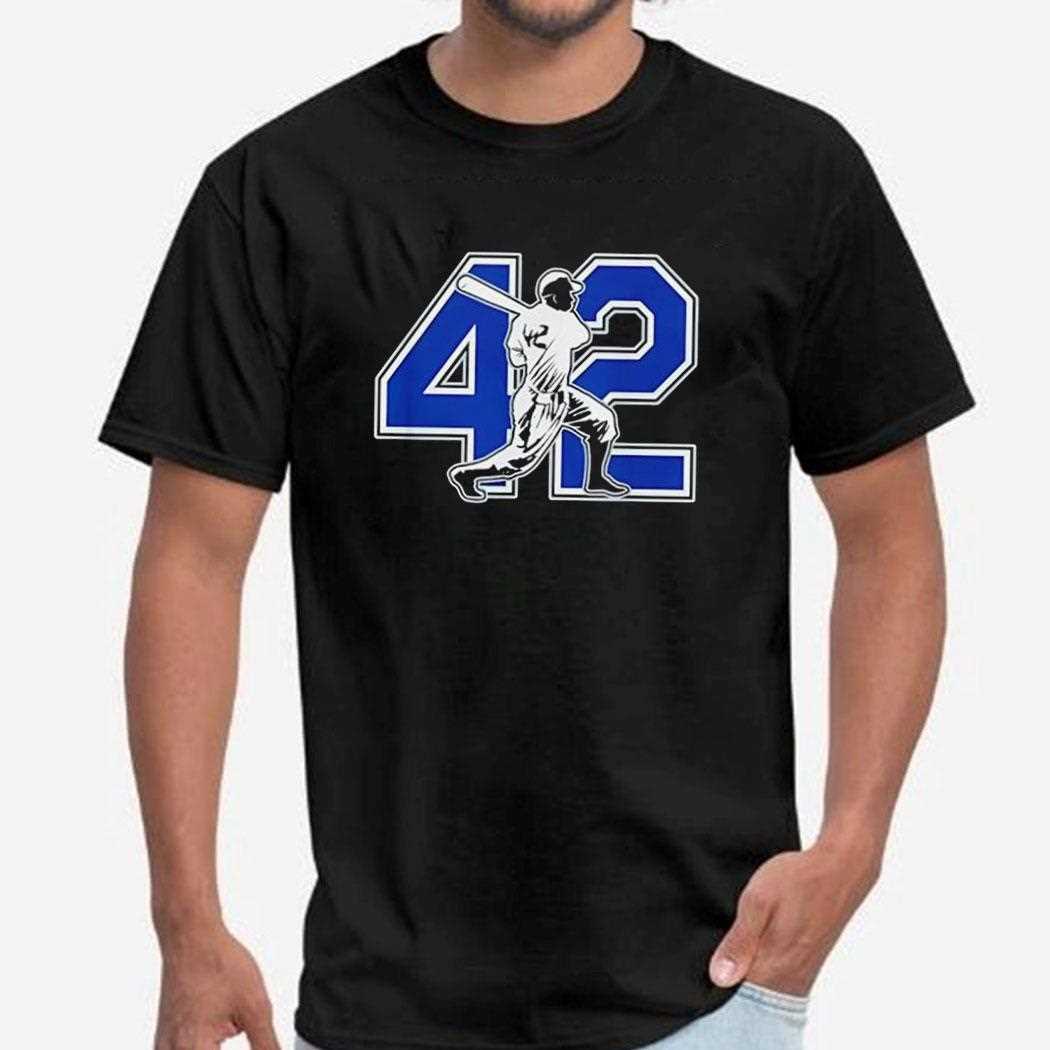 42 Jackie Robinson Brooklyn Dodgers Tee