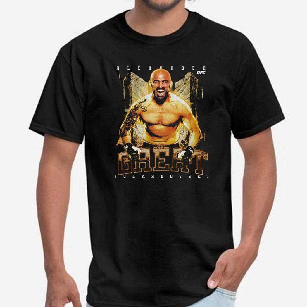 Alexander Volkanovski Scream The Great Tee Alexander Volkanovski Scream The Great Tee