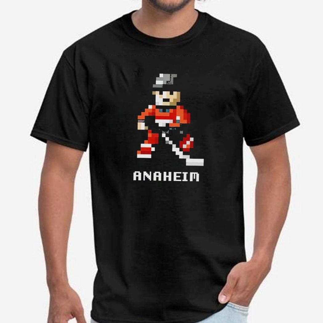 Anaheim Hockey 8-bit Video Games Shirt