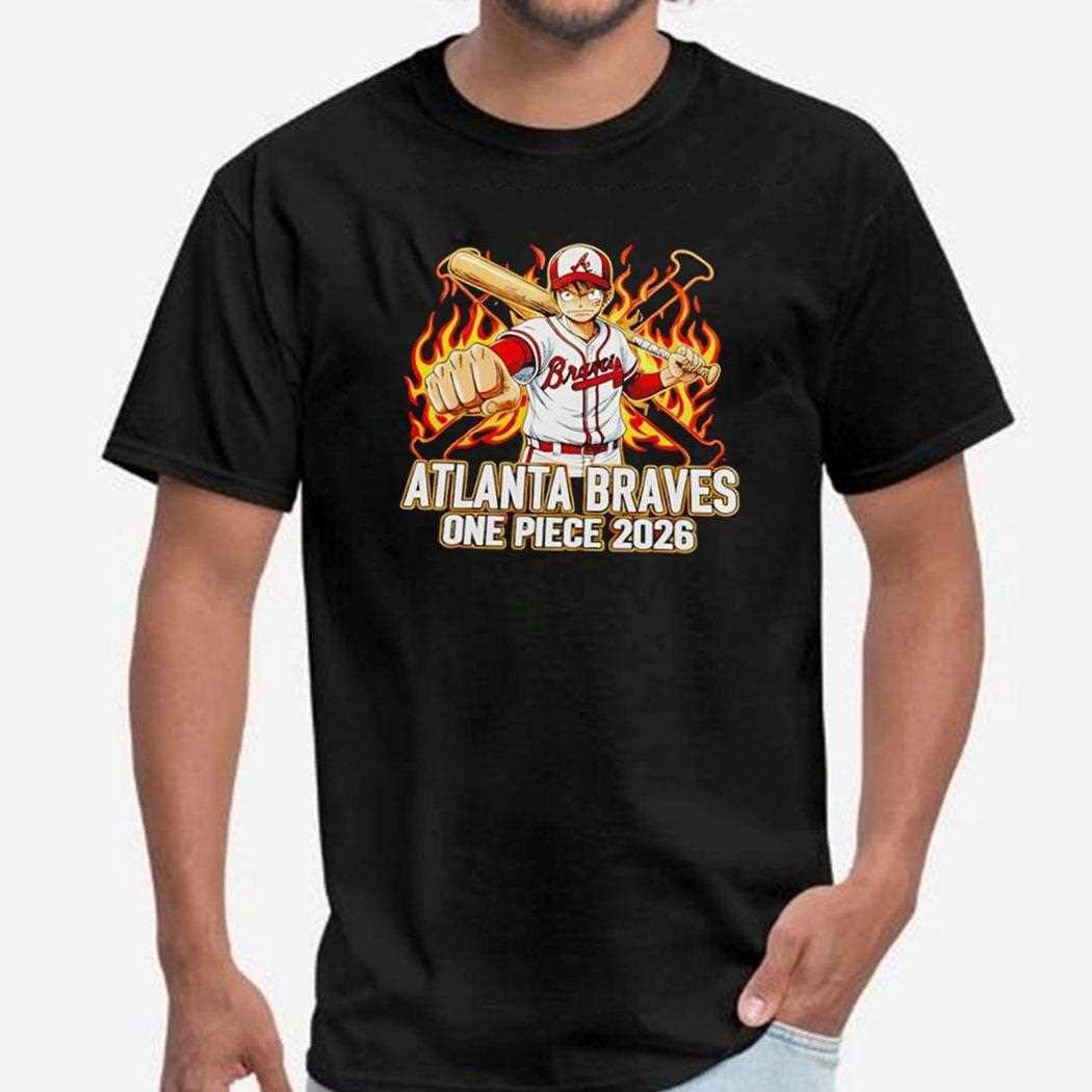 Atlanta Braves One Piece 2026 Luffy Tee Atlanta Braves One Piece 2026 Luffy Tee
