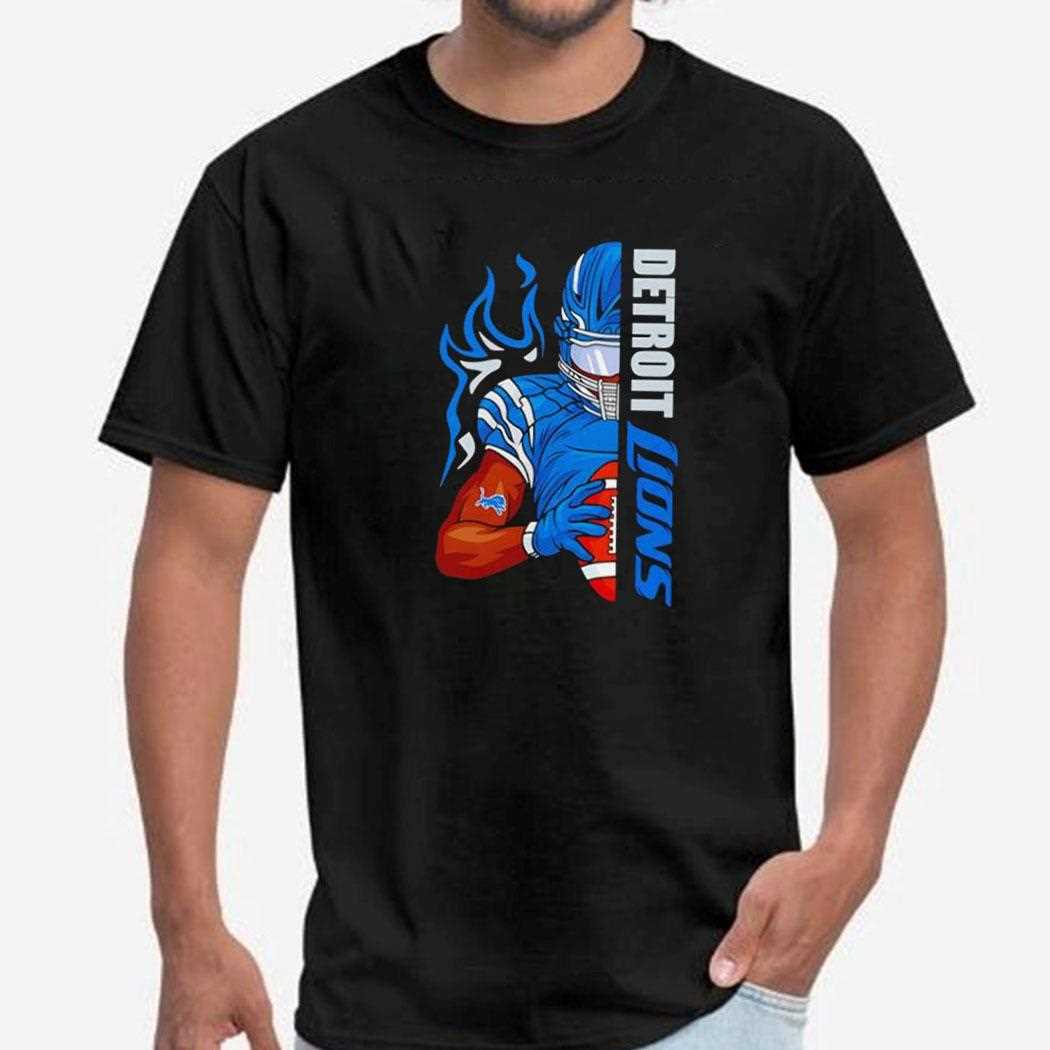 Ball Half Detroit Lions Tee Ball Half Detroit Lions Tee