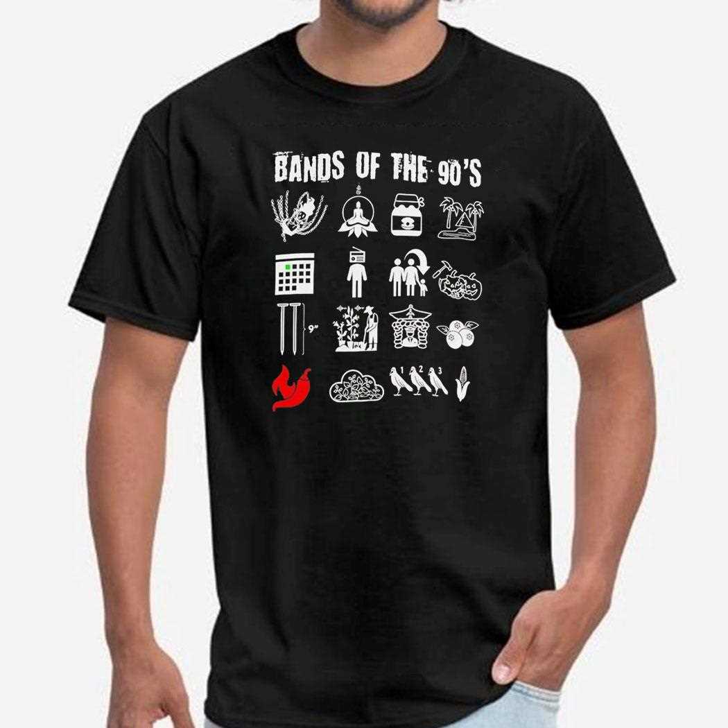 Bands Of The 90s Vintage Shirt