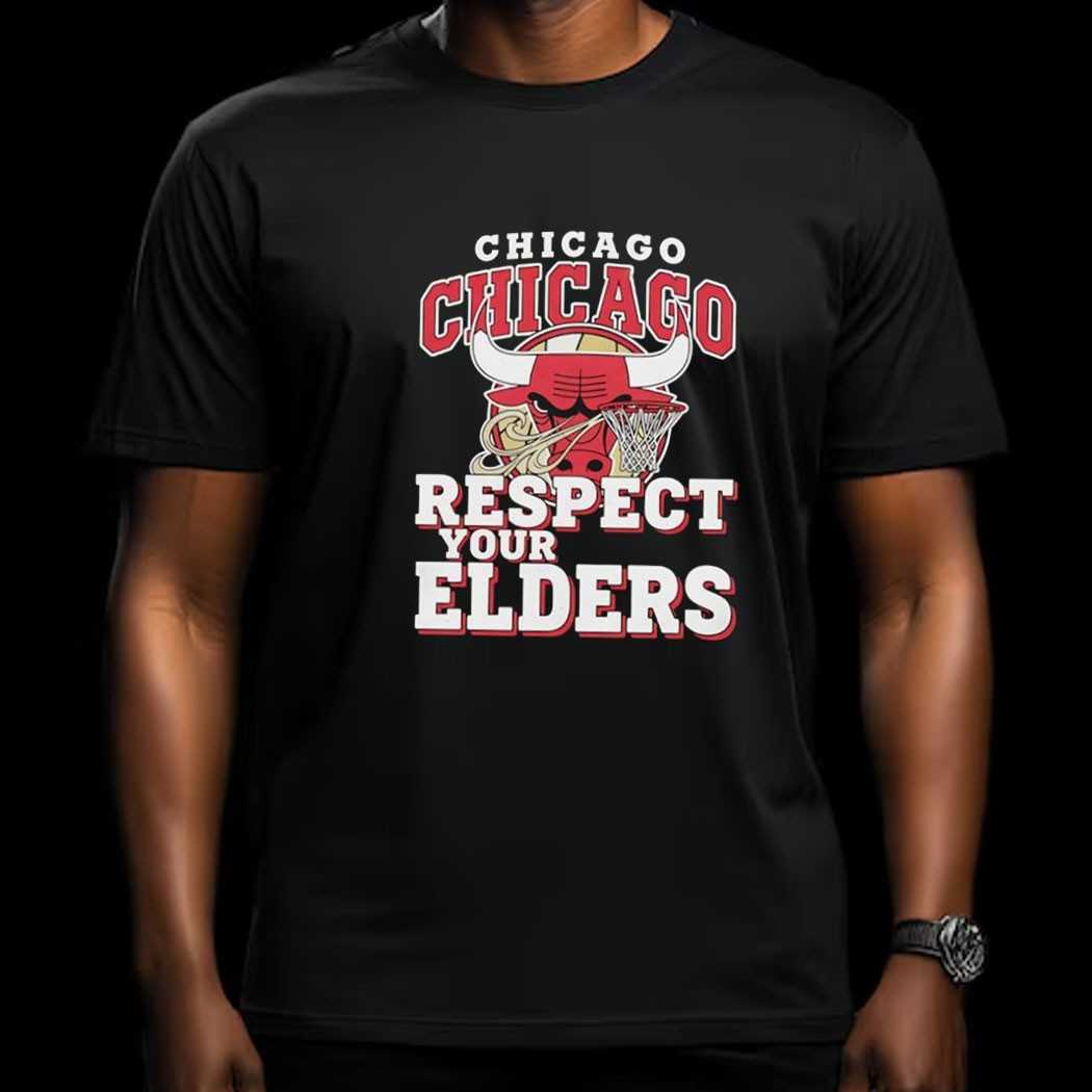 Chicago Bulls Respect Your Elders Tee Chicago Bulls Respect Your Elders Tee