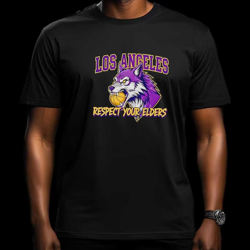 Los Angeles Lakers Respect Your Elders Tee Los Angeles Lakers Respect Your Elders Tee