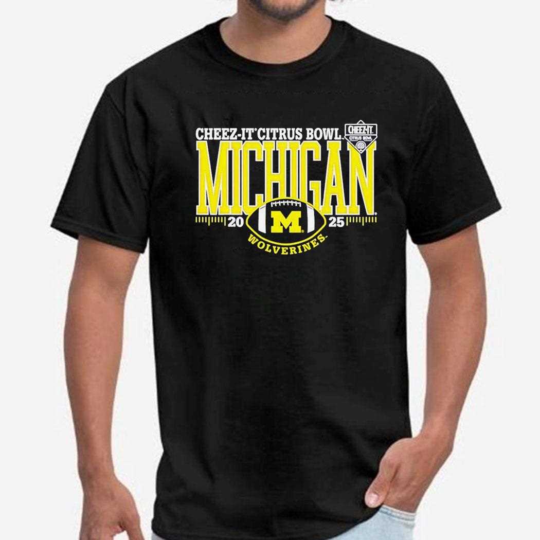 Michigan Wolverines 2025 Cheez-it Citrus Bowl Tee