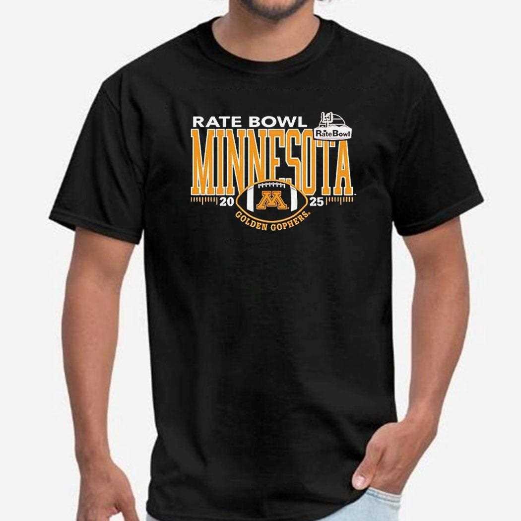 Minnesota Golden Gophers 2025 Rate Bowl Tee