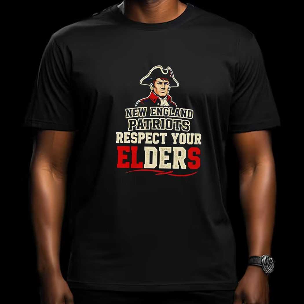 New England Patriots Respect Your Elders Tee New England Patriots Respect Your Elders Tee
