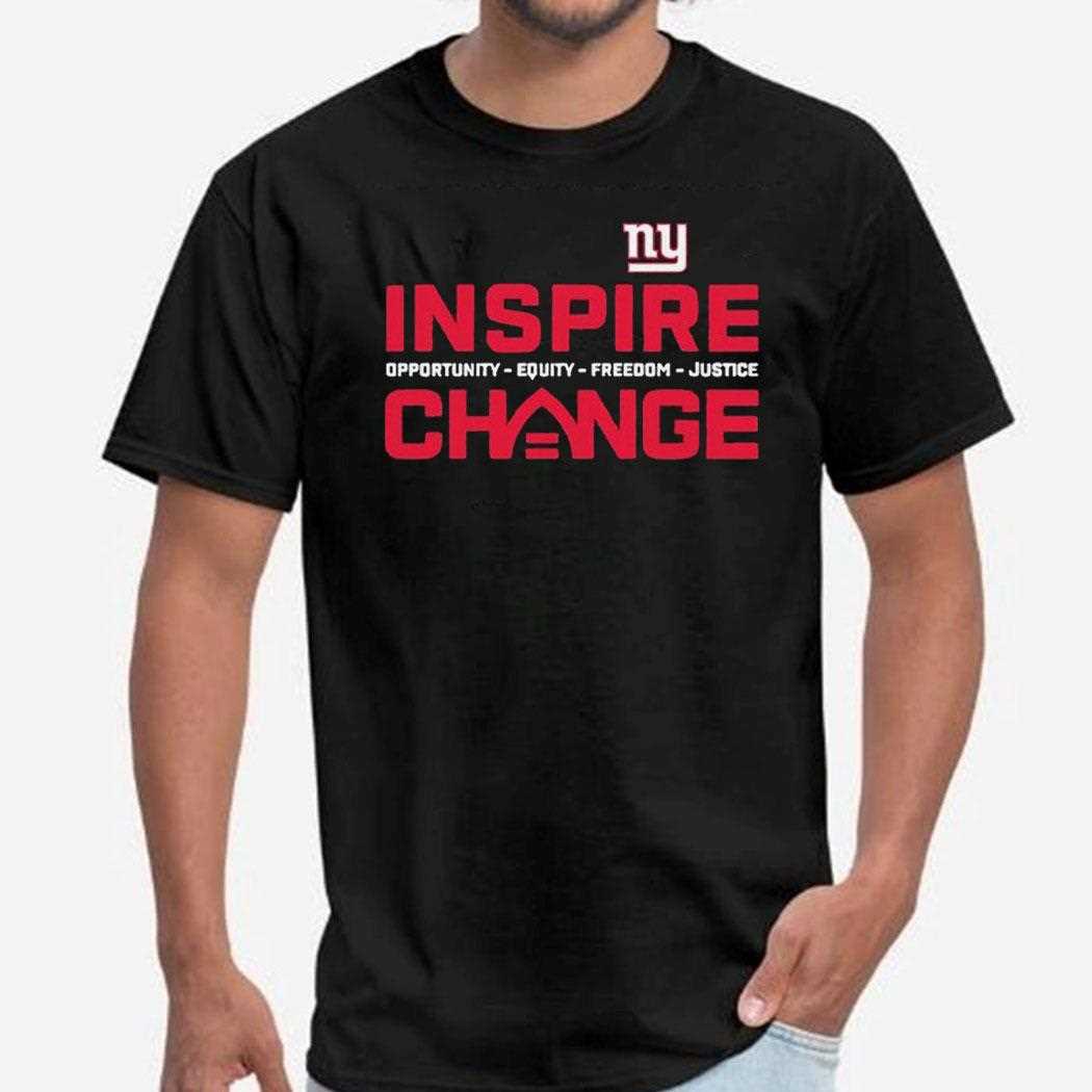 New York Jets Inspire Change Opportunity Equity Freedom Justice Tee