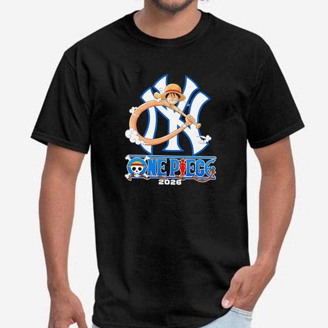 New York Yankees One Piece 2026 Luffy Tee