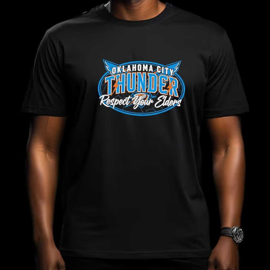 Oklahoma City Thunder Respect Your Elders Tee Oklahoma City Thunder Respect Your Elders Tee
