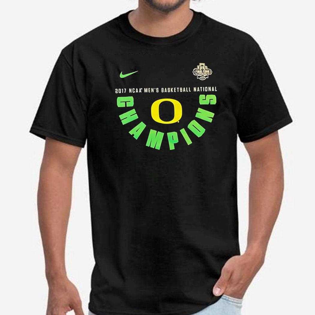 Oregon Ducks 2017 Ncaa Mens Basketball National Champions Tee