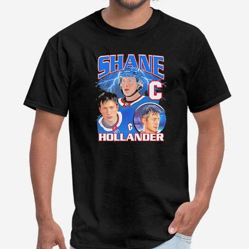 Shane Hollander Rival Hockey Show Rap Tee Shane Hollander Rival Hockey Show Rap Tee