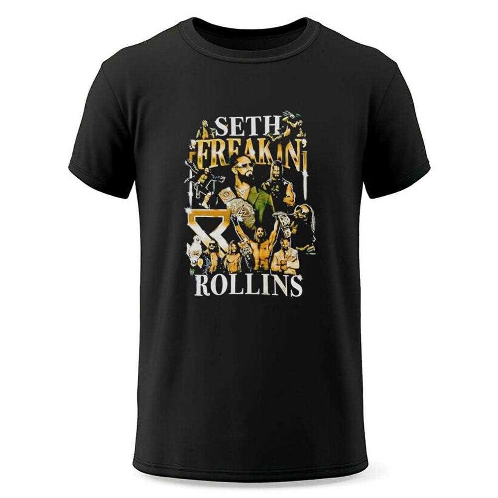 Wwe Seth Freakin Rollins Graphic Retro Tee Wwe Seth Freakin Rollins Graphic Retro Tee
