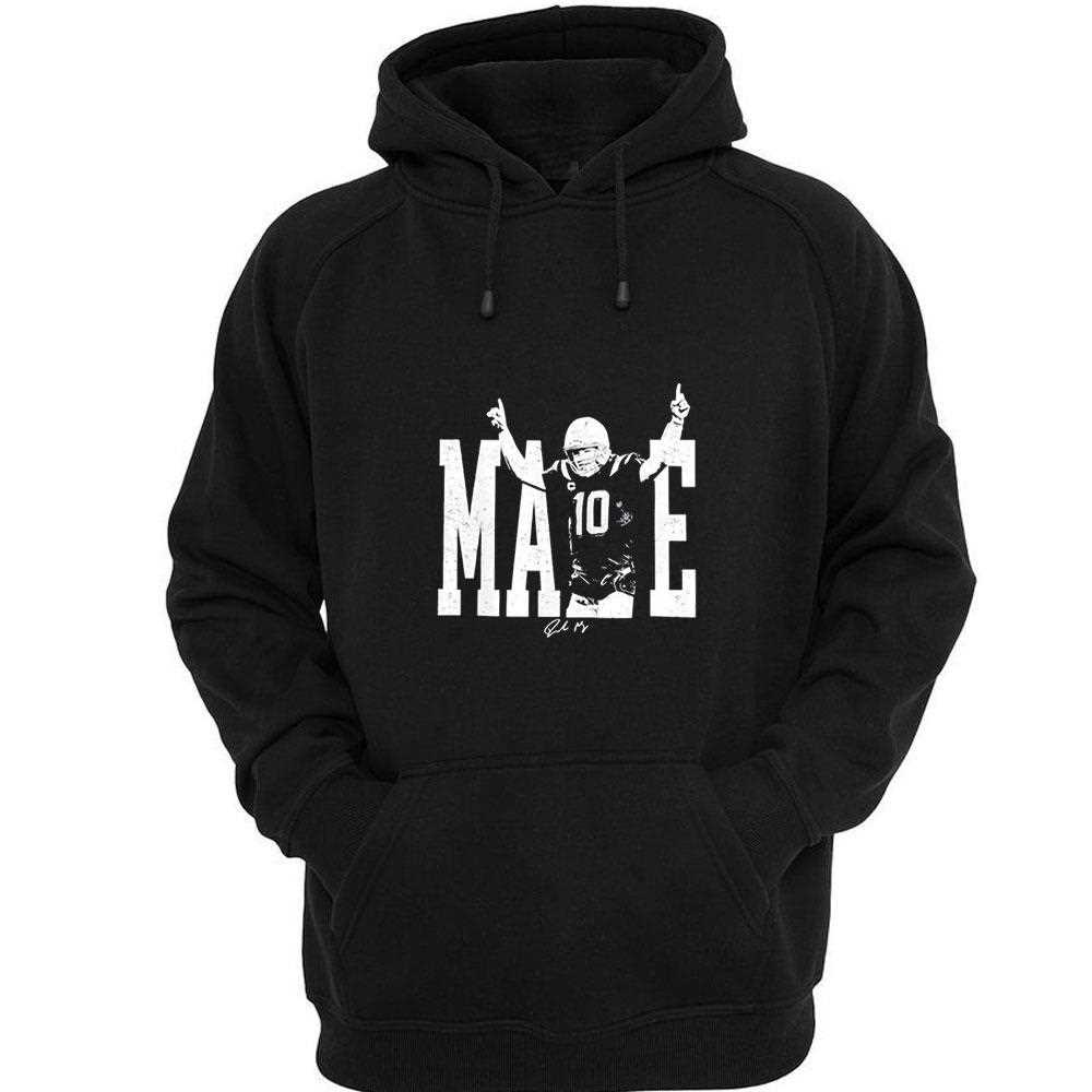 Drake Maye Football Signatures Tee Drake Maye Football Signatures Tee