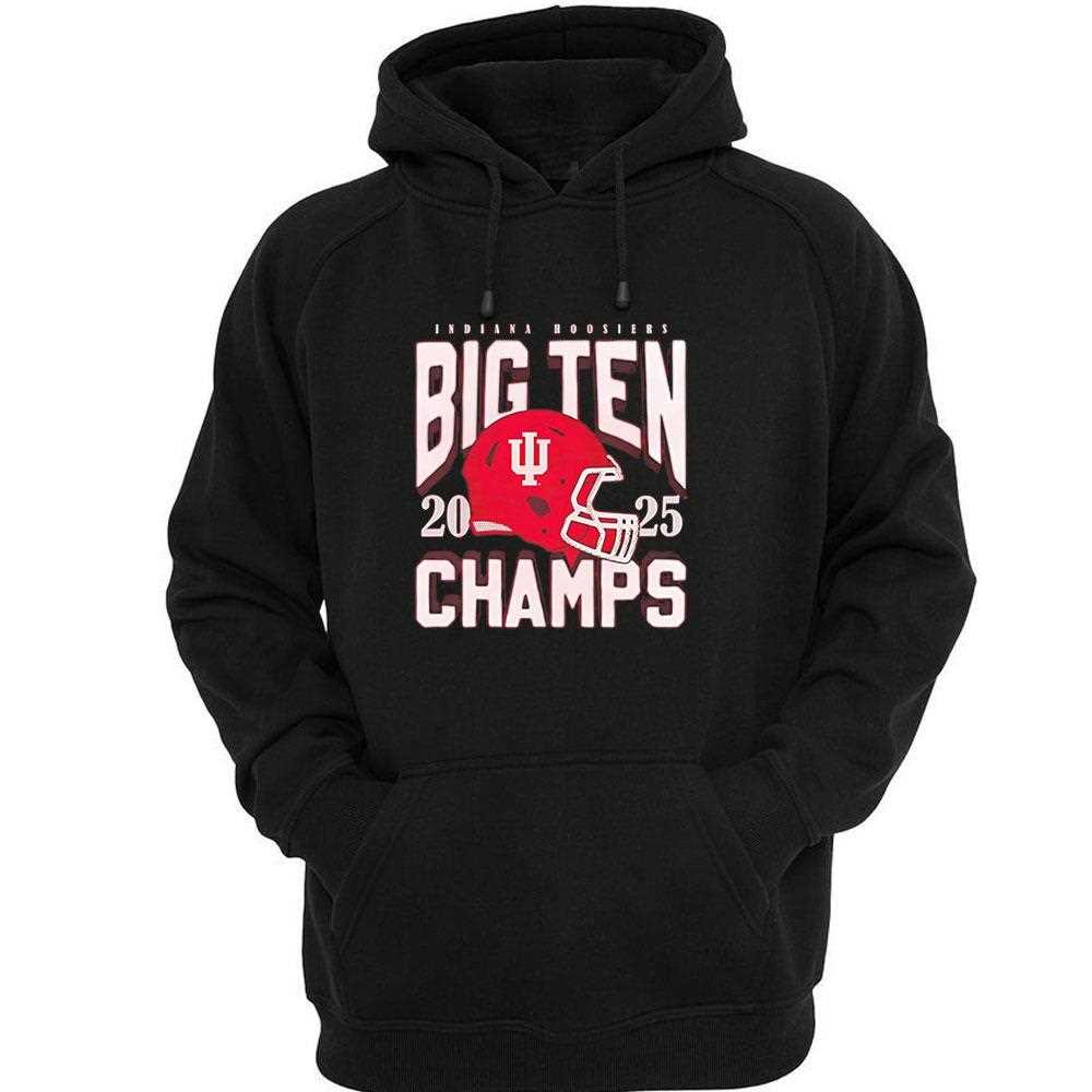 Indiana 2025 Big Ten Football Champs Tee Indiana 2025 Big Ten Football Champs Tee