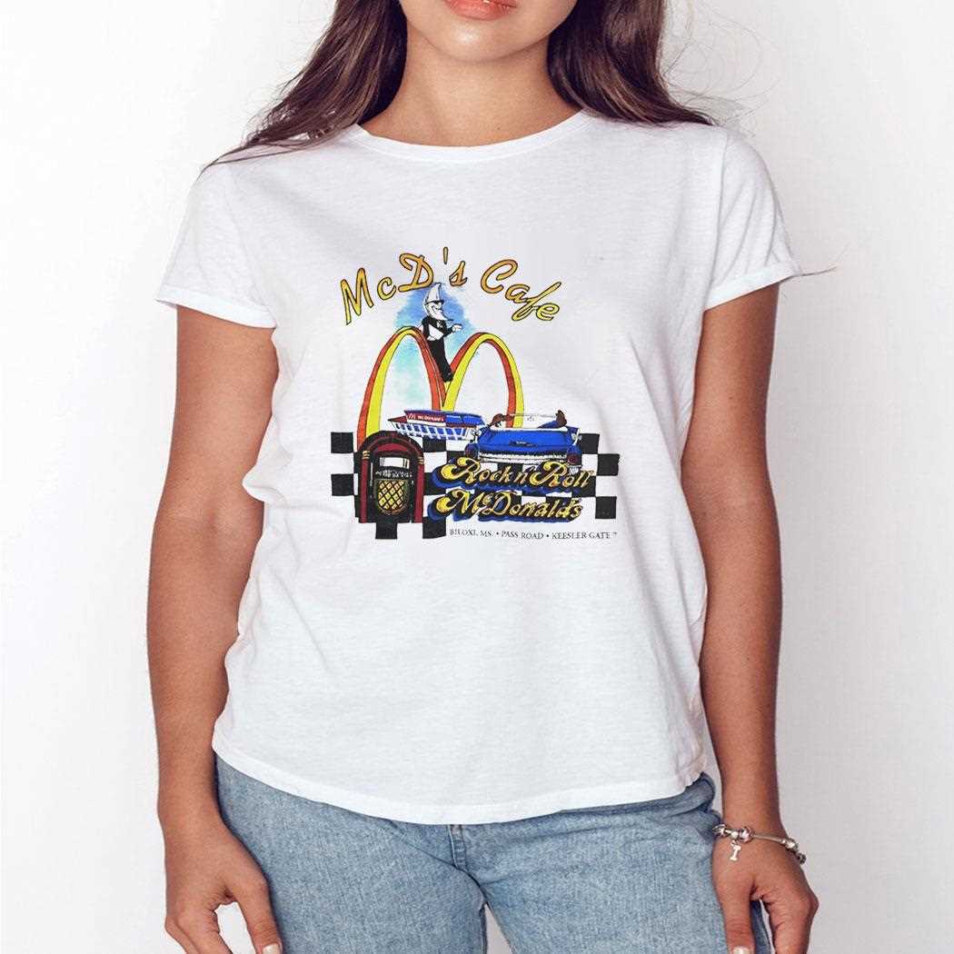Mcdonalds Cafe Rock N Roll Tee Mcdonalds Cafe Rock N Roll Tee