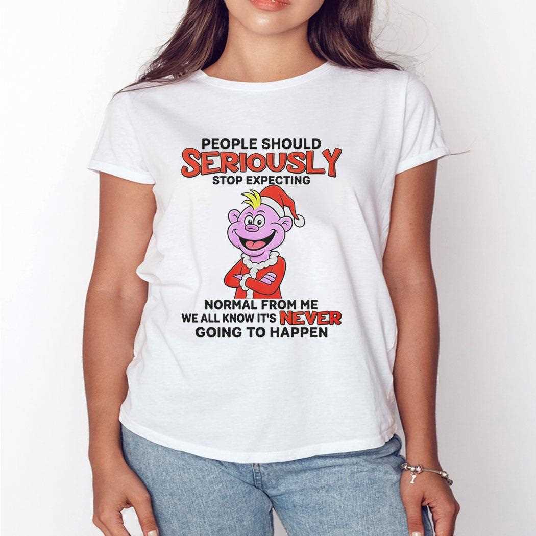 Peanut Jeff Dunham People Should Seriously Stop Expecting Normal Tee Peanut Jeff Dunham People Should Seriously Stop Expecting Normal Tee