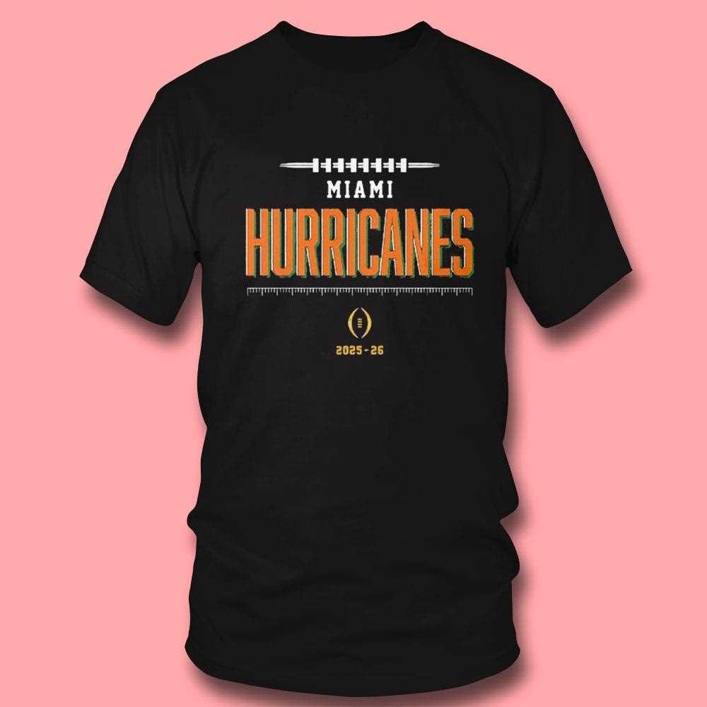 College Football Playoff 2025-2026 Miami Hurricanes Bound Tee