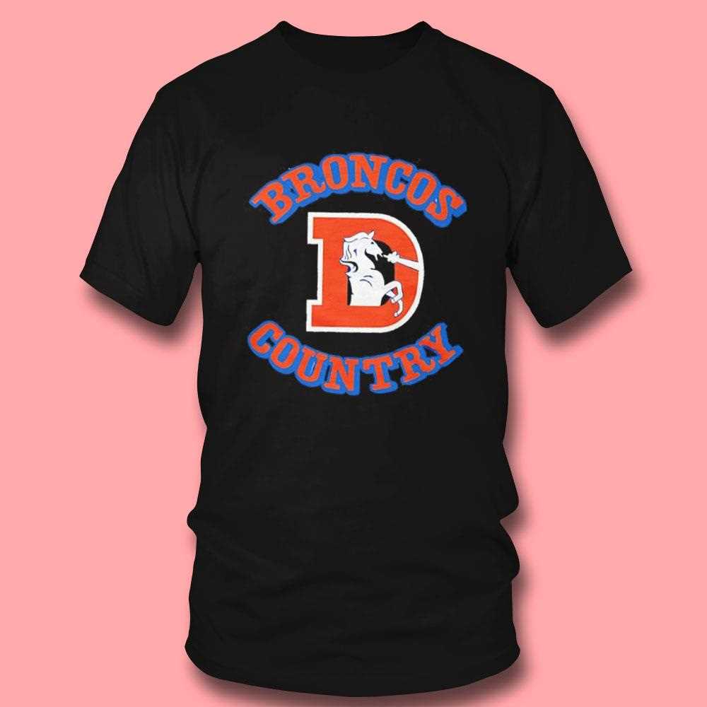 Denver Broncos Country Logo Vintage Tee Denver Broncos Country Logo Vintage Tee