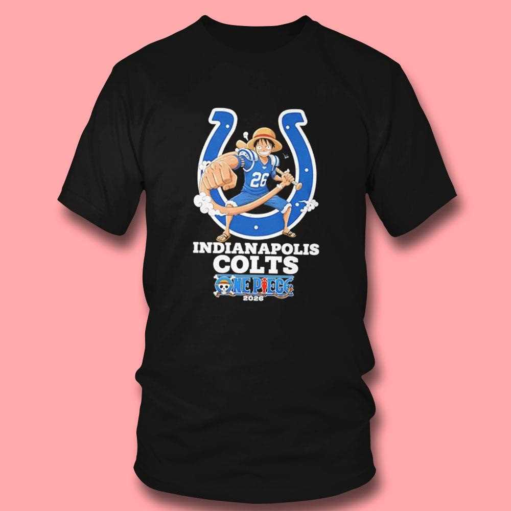 Indianapolis Colts One Piece 2026 Luffy Tee