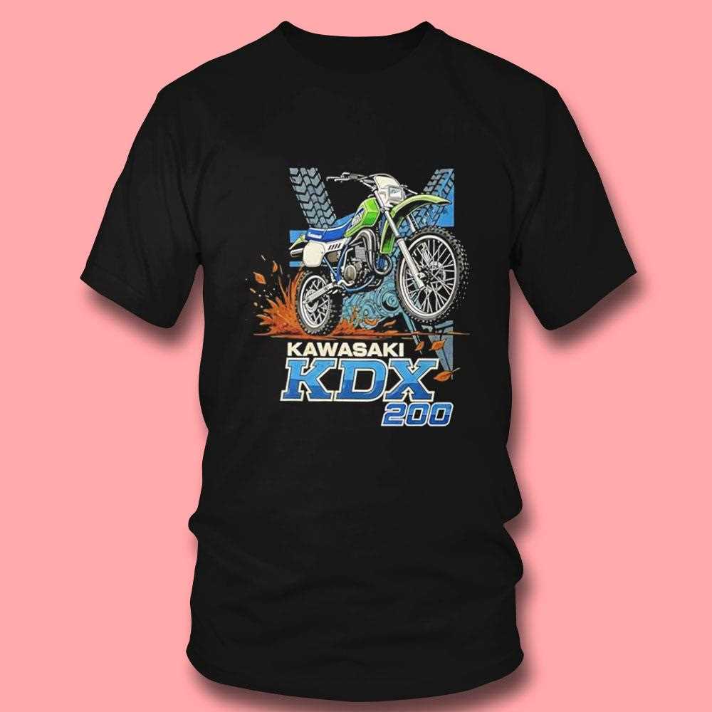 Kawasaki Kdx 200 Moto Tee Kawasaki Kdx 200 Moto Tee