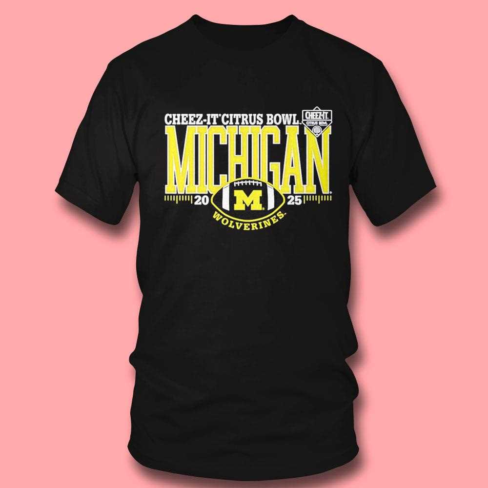 Michigan Wolverines 2025 Cheez-it Citrus Bowl Tee