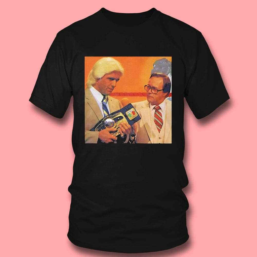 Nature Boy And Gordon Solie Good Old Days Of Rasslin Tee Nature Boy And Gordon Solie Good Old Days Of Rasslin Tee