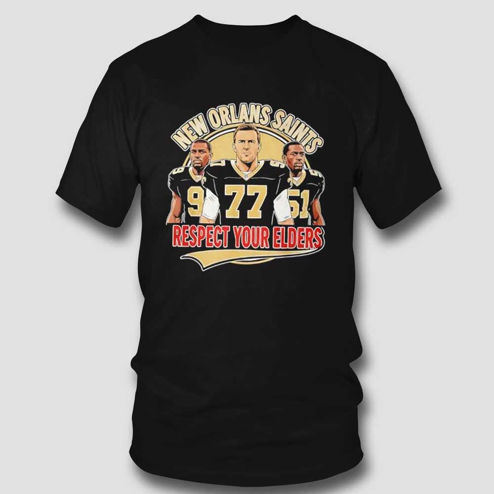 New Orleans Saints Respect Your Elders Tee New Orleans Saints Respect Your Elders Tee