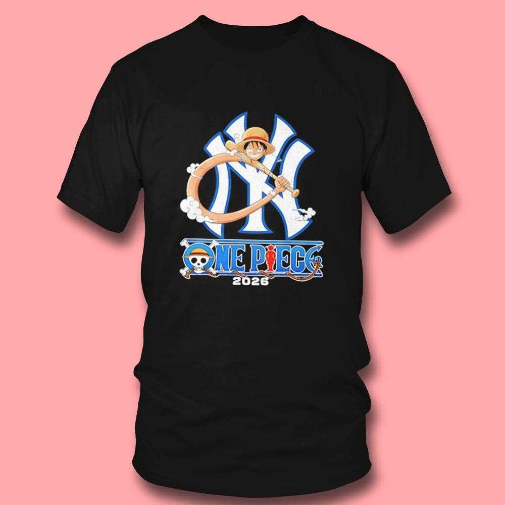 New York Yankees One Piece 2026 Luffy Tee