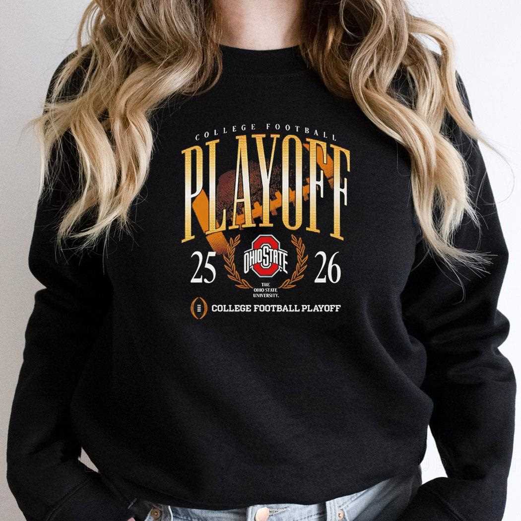 Ohio State Buckeyes 25-26 College Football Playoff College Football Playoff Tee Ohio State Buckeyes 25-26 College Football Playoff College Football Playoff Tee