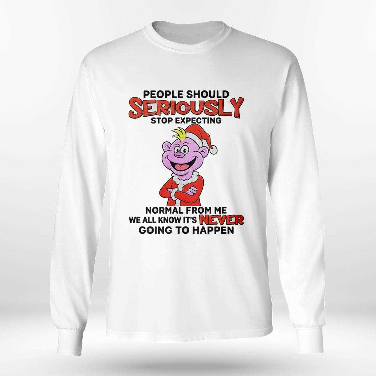 Peanut Jeff Dunham People Should Seriously Stop Expecting Normal Tee Peanut Jeff Dunham People Should Seriously Stop Expecting Normal Tee