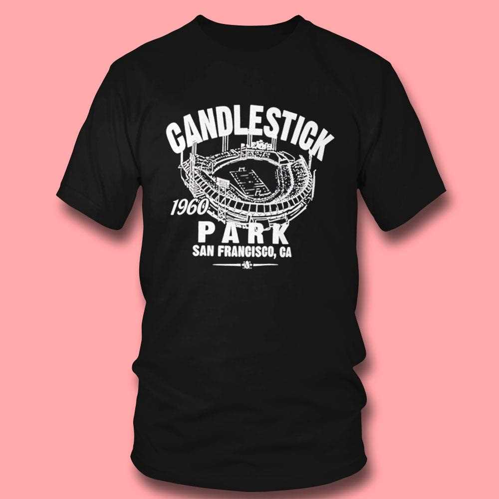 San Francisco 49ers Football Candle Sitck 1960 Park San Francisco Ca Tee San Francisco 49ers Football Candle Sitck 1960 Park San Francisco Ca Tee