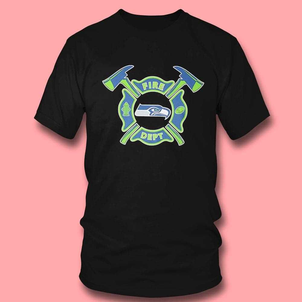 Seattle Seahawks Fire Dept Logo Tee Seattle Seahawks Fire Dept Logo Tee