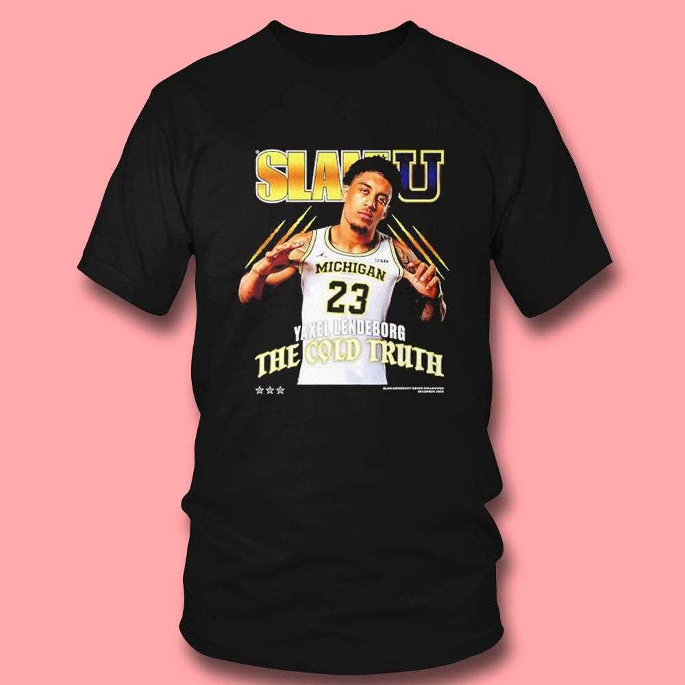 Slam Michigan Wolverines Yaxel Lendeborg The Cold Truth Tee