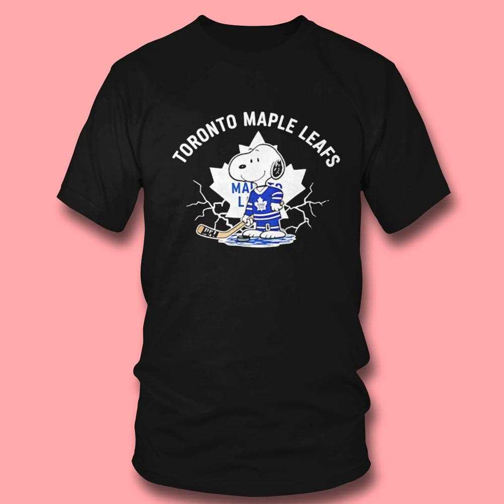 Toronto Maple Leafs Snoopy Peanuts 2026 Tee Toronto Maple Leafs Snoopy Peanuts 2026 Tee