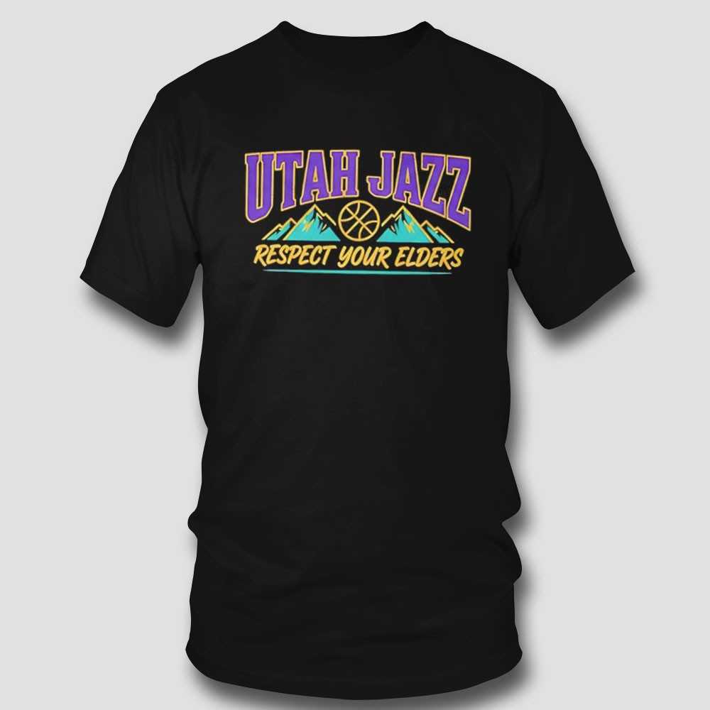Utah Jazz Respect Your Elders Tee Utah Jazz Respect Your Elders Tee
