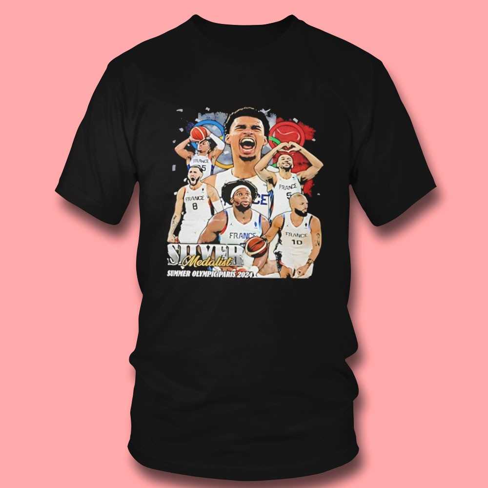 Victor Wembanyama Silver Medalist Tee Victor Wembanyama Silver Medalist Tee