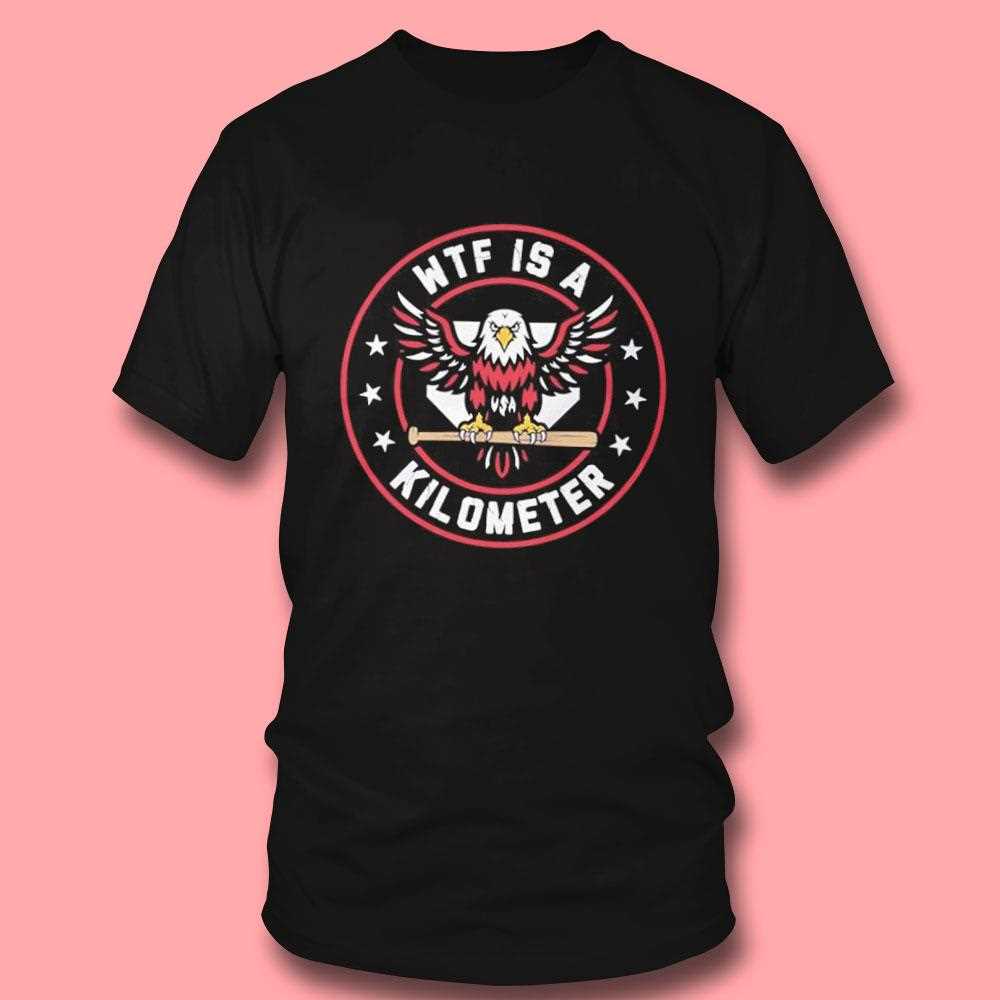Wtf Is A Kilometer Red Eagle Logo Tee Wtf Is A Kilometer Red Eagle Logo Tee