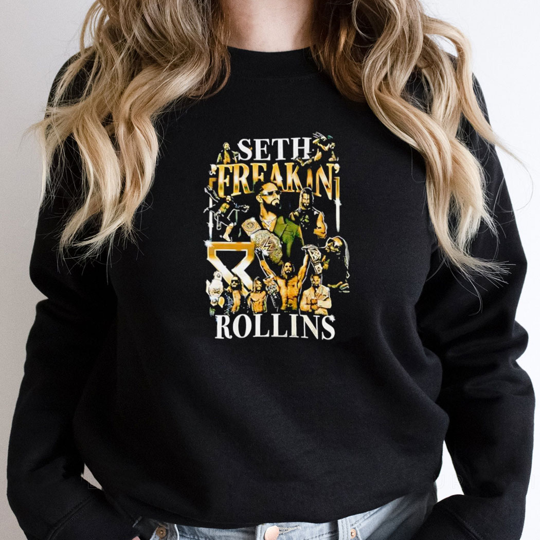 Wwe Seth Freakin Rollins Graphic Retro Tee Wwe Seth Freakin Rollins Graphic Retro Tee