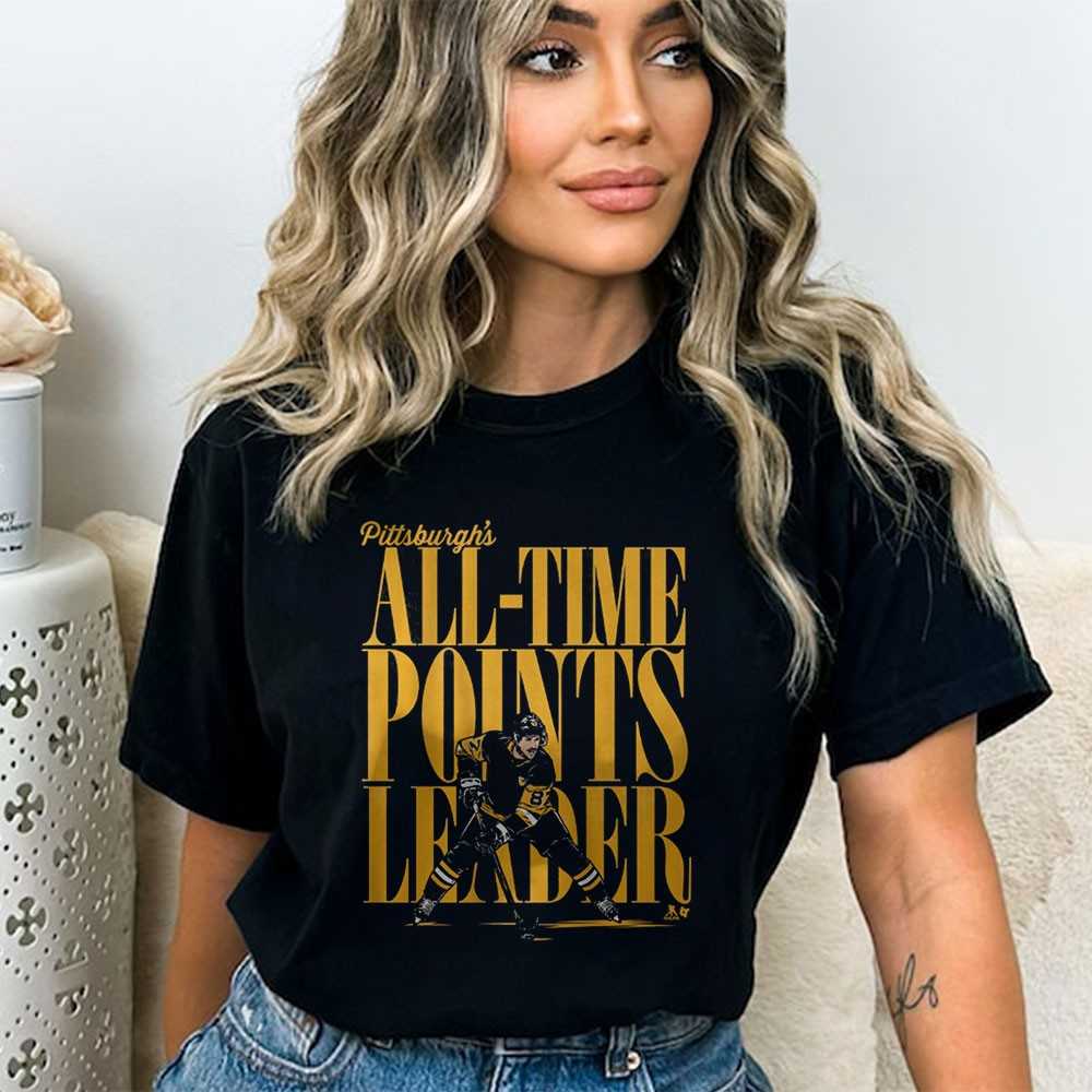 Pittsburgh All-time Points Leader Sidney Crosby Shirt Pittsburgh All-time Points Leader Sidney Crosby Shirt