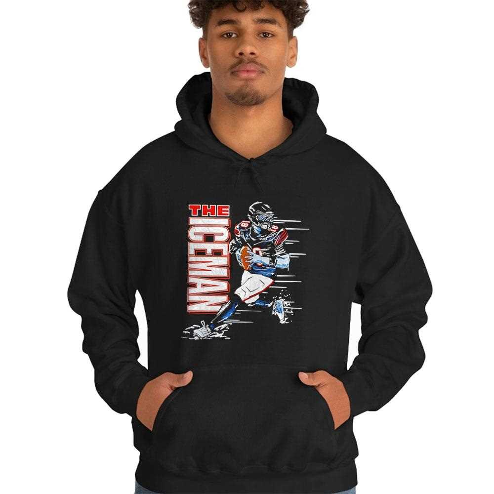 Chicago Bears Qb Caleb Williams The Iceman Tee Chicago Bears Qb Caleb Williams The Iceman Tee