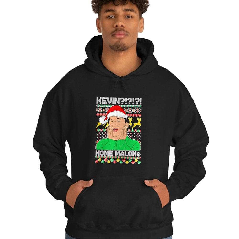 Kevin Home Malone Ugly Christmas Shirt Kevin Home Malone Ugly Christmas Shirt