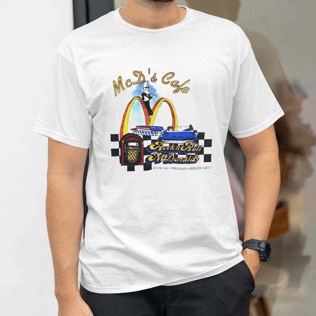 Mcdonalds Cafe Rock N Roll Tee Mcdonalds Cafe Rock N Roll Tee