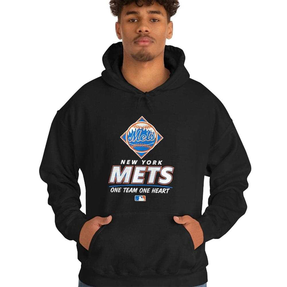 New York Mets One Team One Heart Mlb Tee New York Mets One Team One Heart Mlb Tee
