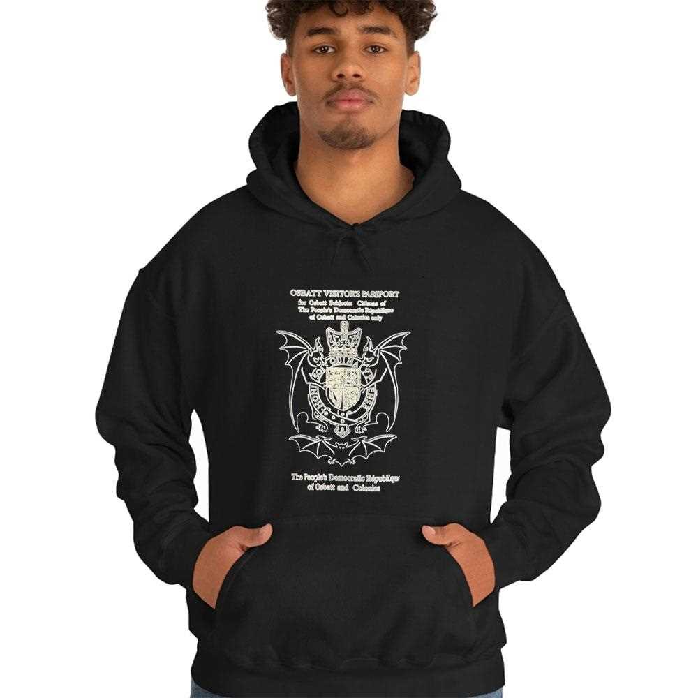 Osbatt Visitors Passport The Peoples Democratic Republic Of Osbatt And Colonies Tee Osbatt Visitors Passport The Peoples Democratic Republic Of Osbatt And Colonies Tee